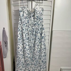 Floral Spaghetti Strap Dress